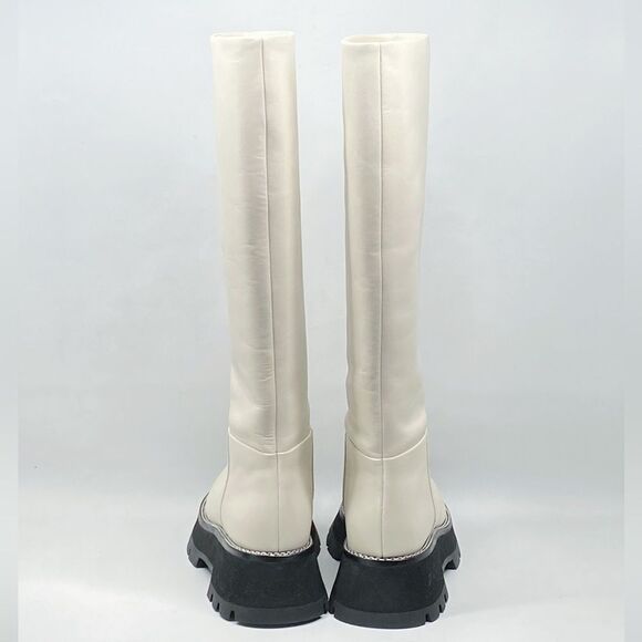 3.1 PHILLIP LIM Kate Lug-Sole Tube Boots size 38 - Picture 9 of 14